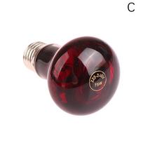Naminio gyvūno raudona šildymo lempa E27 dienai ir nakčiai amfibijoms gyvatėms lempa šiluma roplio lemputė UV šviesa 25W 50W 75W 100W Ac220-240V 75W black