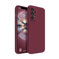 NAUJAS skysto silikono telefono dėklas, skirtas Samsung Galaxy A71 A72 A22 A31 A32 A42 A50 A52 A21S A13 A23 A33 A53 A54 A73 5G For A32(4G) kaštoninė