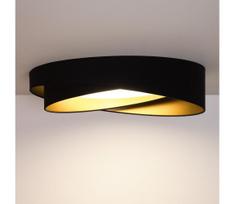 BRILAGI - LED dimeriuojamas šviestuvas VELVET TWIST LED/36W/230V CCT skersmuo 65 cm WT juoda/auks. + su nuotolinio valdymo pultu