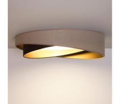 BRILAGI - Dimeriuojamas LED šviestuvas VELVET TWIST LED/36W/230V CCT skersmuo 65 cm WT smėlinė/ruda/auksinė + su nuotolinio valdymo pulteliu