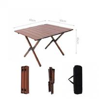 Portable Ultra-Light Aluminum Folding Table and Chairs Set for Outdoor Camping and Picnics gray