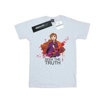 Disney Mens Frozen 2 Anna Seek The Truth Wind T-Shirt M balta