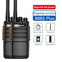 2PCS Baofeng Walkie Talkie BF-888S PLUS Upgraded Version Two-Way Radio 16CH VOX Two Way Rechargeable Radio Transceiver UHF 400-