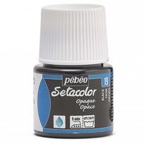 Pebeo audinių dažai Gali dažyti ant tamsių audinių Seta Color Matinė spalva 45ml Juodas ežeras 19 white