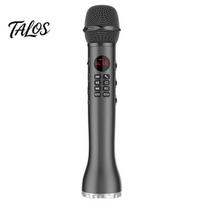 3 in 1 Wireless Karaoke Bluetooth-compatible Speaker Handheld Singing Recording Microphone juoda