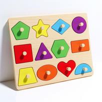 Multifuncional Wooden Cognitive Alphabet Letters Animals Montessori Parent Unisex Interactive Vehicles Hand Grab Boards multi