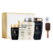 Kerastase Golden Key Rich Gift Set Shampoo Cleansing and Anti-Dandruff 250ml+250ml+80ml+80ml juoda