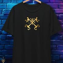Arcane Caitlyn Kiramman Coat of Arms Keys T-shirt S blue