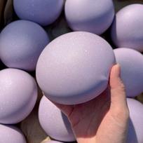 Lavender Bread Squishy Toy Soft Slow Rising Stress Squeeze Anti Stress Fidget Decompression Toy violetinė