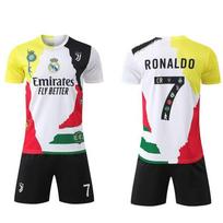Portugalijos vaikų futbolo apranga - Cristiano Ronaldo #7 marškinėliai vaikams, jaunimo futbolo uniforma, gerbėjų atributika, dovana 16