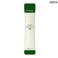 Bioaqua kolageno „Geros nakties“ želė kaukė - Drėkinanti ir riebumą reguliuojanti miego kaukė 20pc white
