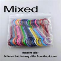 1040 pcs Dental Orthodontic Elastic Ligatie Ties Elastomeric Ligature Ties Rubber Bands O Ring Teeth Braces Dentistry Materials Mixed pink
