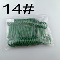 1040 pcs Dental Orthodontic Elastic Ligatie Ties Elastomeric Ligature Ties Rubber Bands O Ring Teeth Braces Dentistry Materials Green color 14