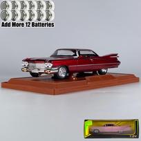 1:24 Alloy Car Diecasts & Vehicles Model Compatible With 1959 Cadillac De Ville Big Rocket Home Interior Decoration Accessories