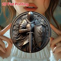 Knight Sword and Shield Suitable for Home Office Wall Decoration Garden Courtyard Perfect Gift for Springsummer Fathers Day 20x30cm（7.8x11.8inch） black