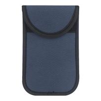 Key Signal Shielding Bag: RFID Blocker & Anti-theft Car Key Holder mėlyna