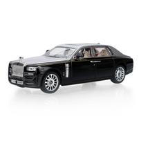 1:24 Phantom Alloy Luxury Car Model Ornament Toy Gift Diecast Alloy Car Model Collectible black