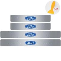 4 vnt. Automobilio durų slenksčio apsauginės plokštelės Lipdukai Centrinis dangtelis Ford Focus 2 3 Mondeo Fiesta Fusion Ghia Ecosport Ranger Mondeo Mustang R4W 4pcs