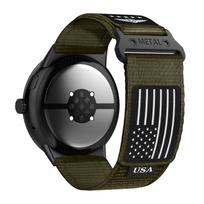 For Google Pixel Watch 3 4 Strap 45mm 41mm accessories Sport Nylon Trail Loop Belt bracelet correa for Google Pixel Watch 2 Band Pixel Watch 4 3 45mm armijos žalia spalva