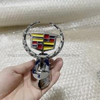 1pcs 3D Metal Car Front Hood Cover Bonnet Emblem Sticker for Cadillac ATS J44 CTS Escalade SRX XTS XT5 STS CT5 CT6 BLS Deville gray