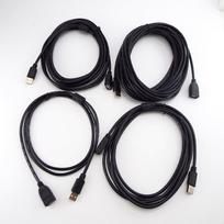 A/F Extender Cord 1.5M 5M 10M USB 2.0 Male To Female Extension Cable Speed Data For PC Laptop 1.5 meter black
