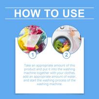 Laundry Detergent Sheets Gently Care For Odors, Oil Stains, And Dirt, Leaving A Pleasant Fragrance While Cleaning Laundry Bubble white