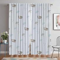 Pusheens Apsauginės nuo uodų užuolaidos svetainei Užuolaida Namų interjero užuolaidos 2 vnt. Tifonas miegamajam Helovino dekoracija W96xH213cmx2pcs-CL