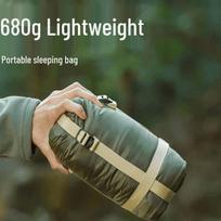 Ultralight Dirt-Proof Camping Sleeping Bag gray