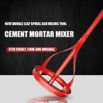 Tool Accessories Paint Mud Mixer Cement Mixing Rod Plaster Paint Mixer Hexagon Shaft Mixing Paddle Rod For Electric Drill 19pcs white