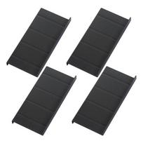 Spice Rack Organizer Kitchen Drawers Spice Holder Stepped Staggered Spice Shelf with Grooved Partitions Moisture-Proof Spice Organizer for Cabinet 4pcs juoda