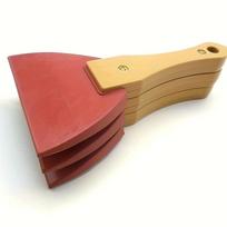 Non-slip, Wear-resistant Natural Rubber Paint Scraper and Putty Knife beige