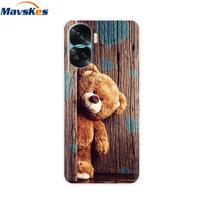 For Honor 90 Lite dėklas For Huawei Honor90 Lite dangtelis 6.7  minkšto silikono kaukolės gėlės skaidrus galinis dangtelis Honor 90 Lite 5G Fundas For Honor 90 Lite