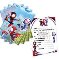 Naujausi 12/24/36 vnt. Kolekcija Miles Morales Ultimate Spider-Man Figūrėlės Gimimo Dienos Šventės Reikmenys Kvietimai Sveikinimo Atvirukai Laiškas Vaikams 24PCS