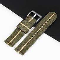 Greito atsegimo nailoninis dirželis Tudor 20 22mm laikrodžiui, Omega austo drobės dirželis, Seiko vyriškas karinis sportinis apyrankė 22mm&steel color buckle gray