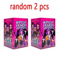 1-6pcs Kpop Devil Hunter Blind Box Disassembly Fun Blind Bag Small statue Peripheral model Desktop Blind box decoration gift pink