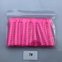 1040 vnt./pakuotė dantų ortodontinių elastinių ligatūrų guminės juostos elastinė O žiedo juosta pink