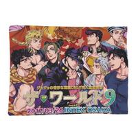 Anime JOJO HD ART Blankets Soft Warm Flannel Throw Blanket Bedspread for Bed Living room Picnic Travel Home Couch Size: 75*100cm, Weight: 280 GSM black