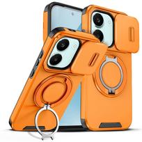 Magnetic Funda For Xiaomi Poco X8 Pro Max Case For Pocco Poko Little X8Pro Max Case Slide Lens Camera Protect Armor Phone Cover Poco X8 Pro black