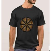 Slaviškas Kolovrat Rūna Besisukanti Saulės Simboliai Marškinėliai Trumpomis Rankovėmis Atsitiktiniai 100% Medvilnė Apvalia Kaklo Iškirpte Vasariniai Vyriški Marškinėliai Dydis S-3XL XL black