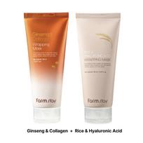 [Farmstay] Ginseng & Collagen Wrapping Mask  150ml Rice + Ginseng brown