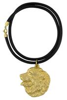 Bernese Mountain Dog, Berner Sennenhund I - necklace with a dog in a gift box, gold-plated pendant for a dog lover, striking jewelry by Art-Dog black