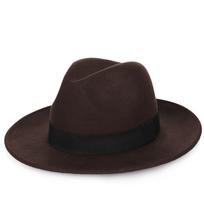Vyriška vintažinio stiliaus 100% vilnos fedoros skrybėlė, klasikinė vėjuota šilta žiemos fedora vyrams, 2025 m. nauja rudens žiemos mada M 56-58cm tamsiai ruda spalva
