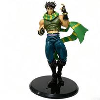 19cm Anime Jojo Bizarre Adventure Figures-Joseph Joestar Desk Decoration Statue Collection Model Dolls Christma Halloween Gifts black