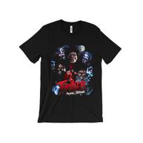 Michael Jackson Thriller T Shirt - Halloween, Billie Jean, Beat It, P.Y.T, Janet XXXL gray