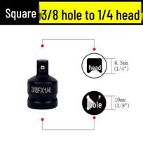 Pneumatic Socket Reducer Adapter Set for Air/Electric Impact Wrenches: Small to Large