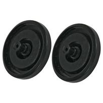 2Pcs Toilet Fill Valve Seal For FLUIDMASTER Rubber Seal Diaphragm For 400A Toilet Flush Valve Seals DIY Bathroom Accessories black