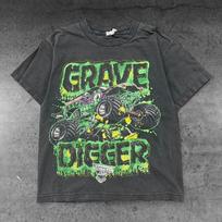Vintage 2000’s Youth Monster Jam Grave Digger TShirt Unisex T-Shirt XXXL gray