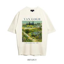 Van Gogh Garden of Arles tee | Art Print T-Shirt M white