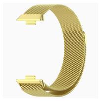 Metalinė apyrankė Huawei Watch Fit 3 Laikrodžio dirželis Su TPU dėklu Ekrano apsauga Minkšta plėvelė Milanese Magnetinė kilpa Laikrodžio apyrankė Fit 3 Apyrankė Huawei Watch Fit 3 beige