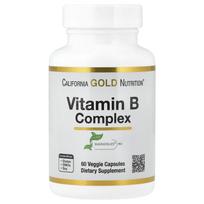 Contains Vitamin B Complex, Folic Acid, Biotin, Pantothenic Acid, Vitamin B6, 60 Veggie Capsules